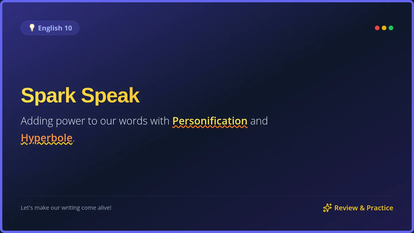 Spark Speak Slides