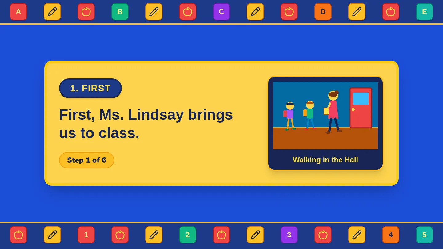 Classroom Order Slides