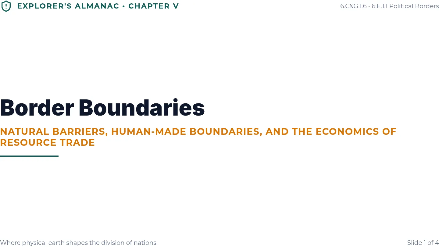 Border Boundaries Slides