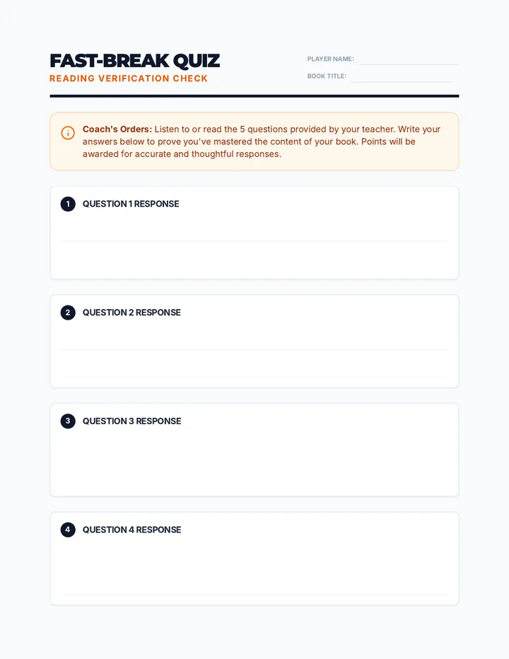 Fast Break Quiz Verification Tool