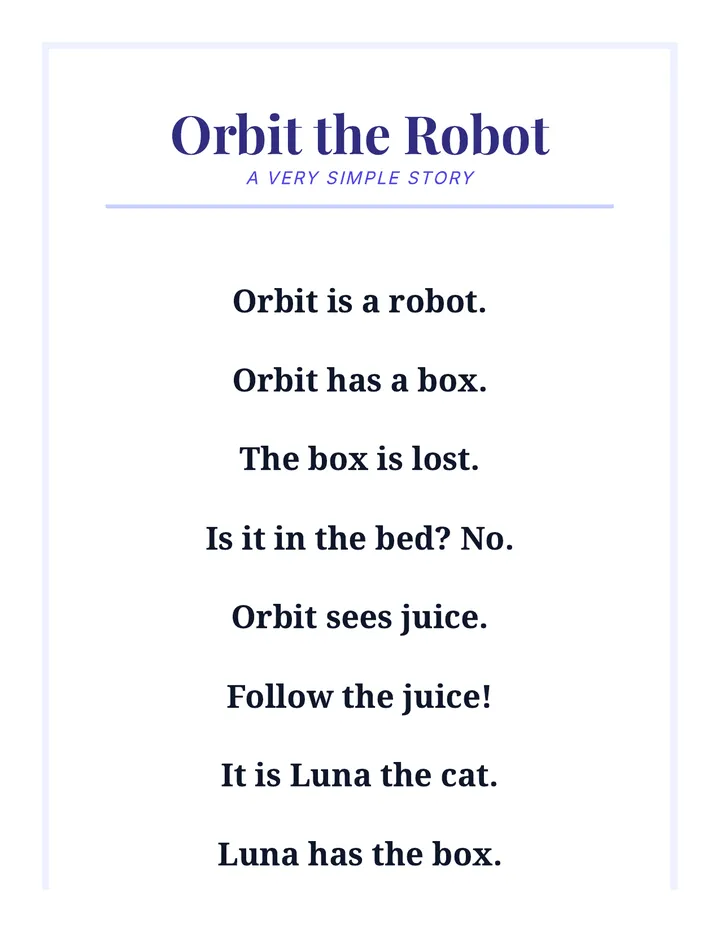 Robot Rescue Story Document