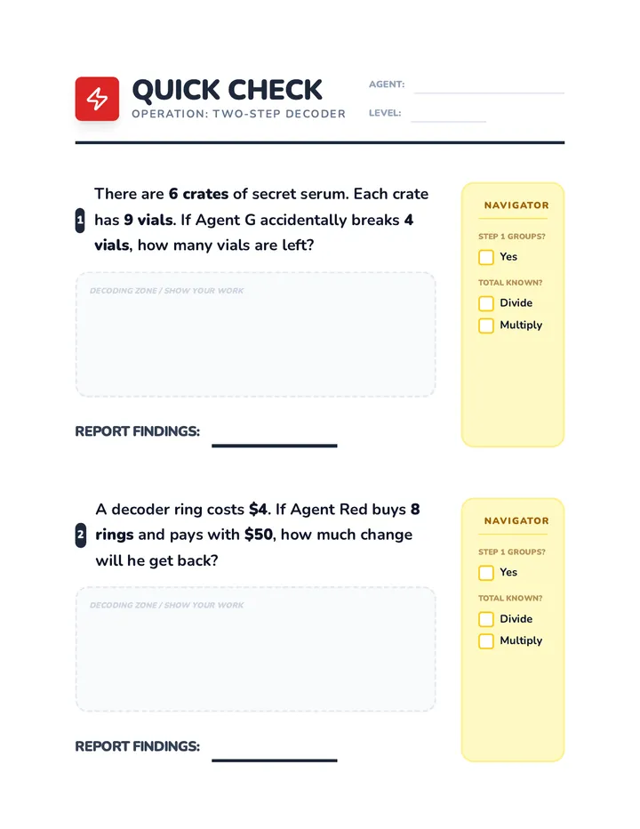 Quick Check Assessment