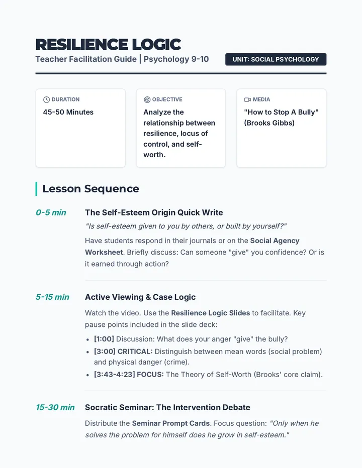Resilience Master Guide
