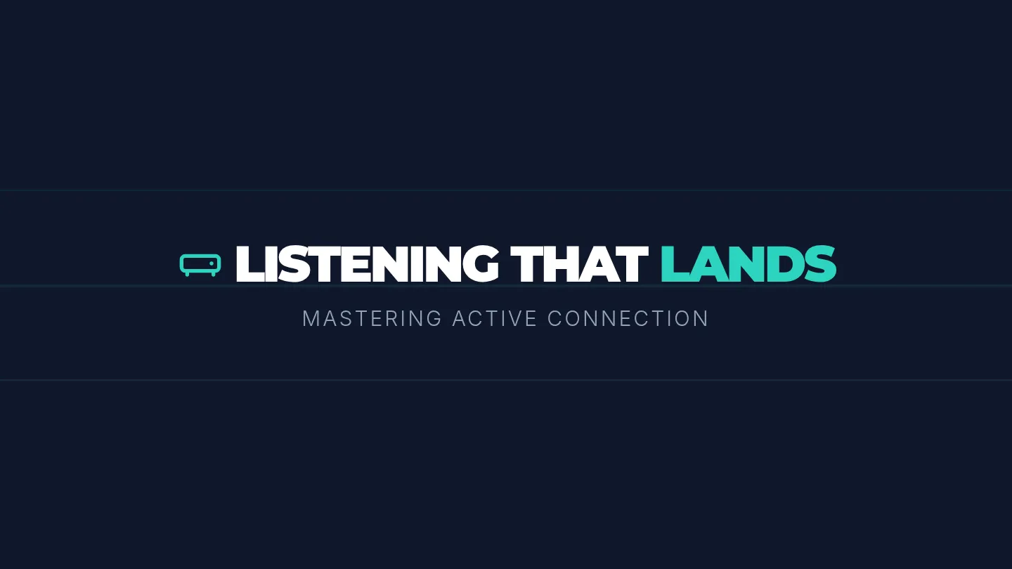 Listen to Understand Slides