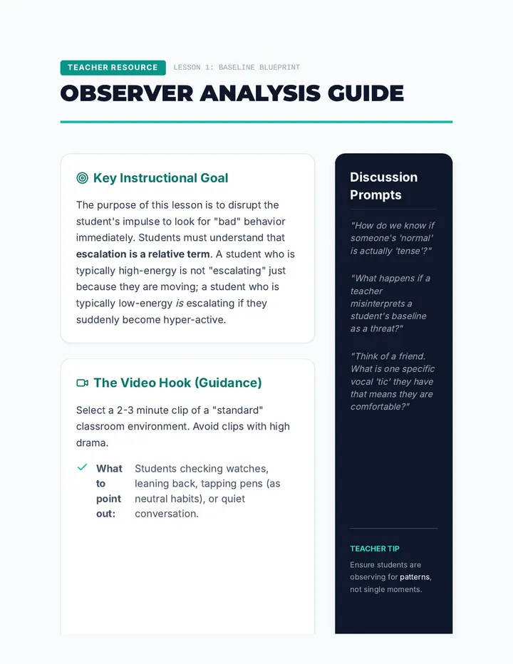 Baseline Analysis Guide