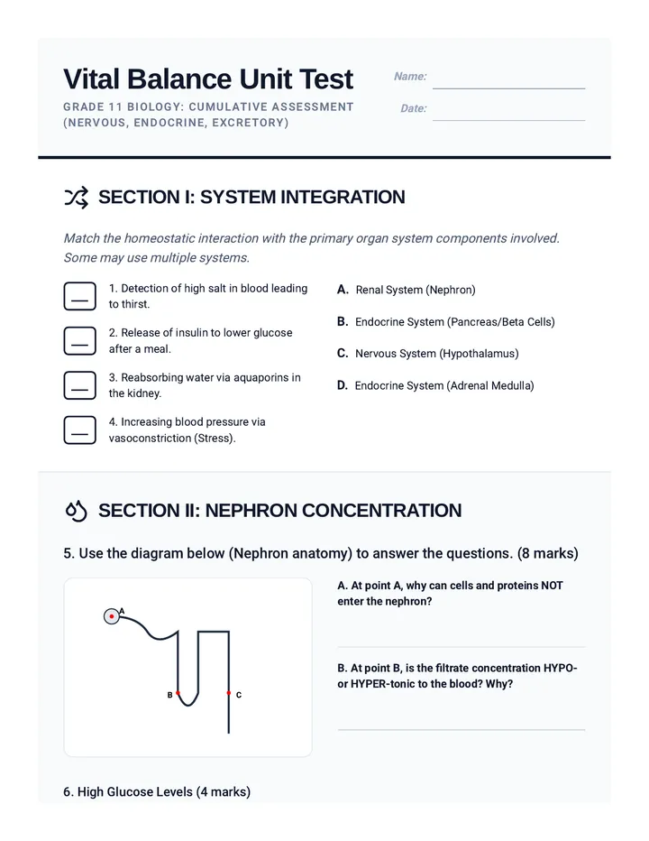 Vital Balance Unit Test