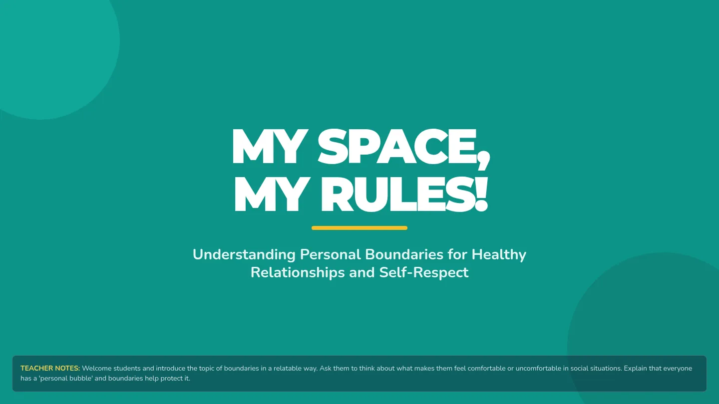 Boundaries Basics Slide Deck