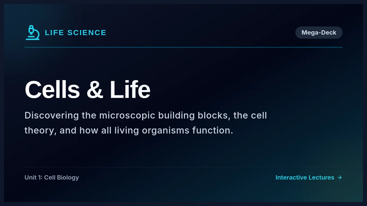 Cells and Life Slides