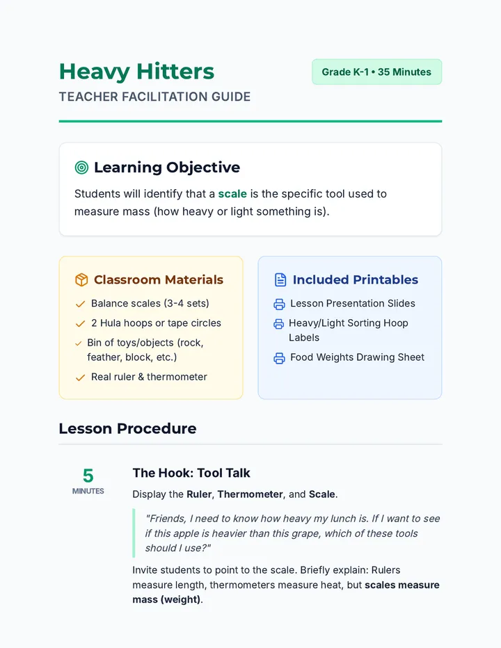 Heavy Hitters Teacher Guide