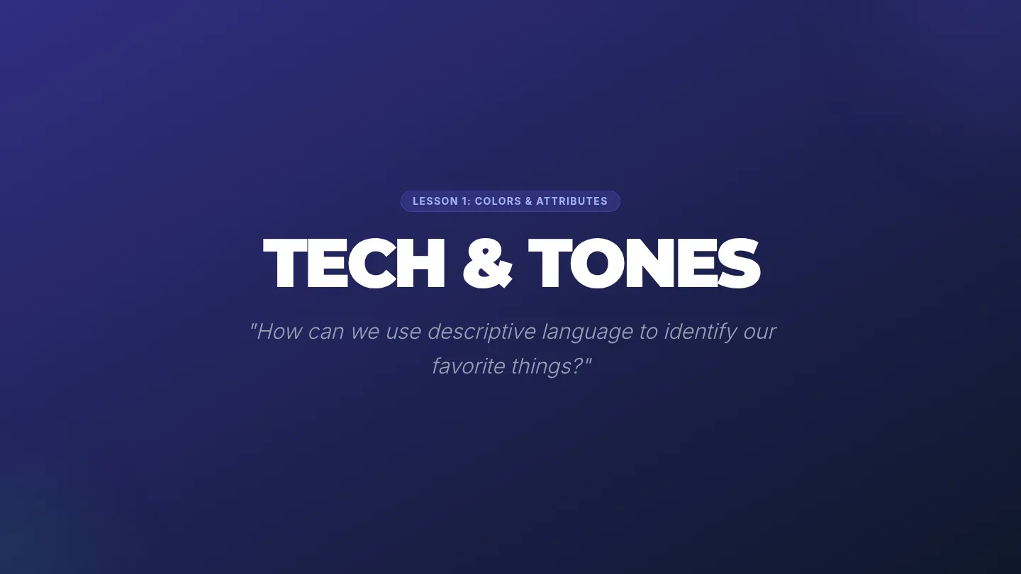 Tech and Tones Slides