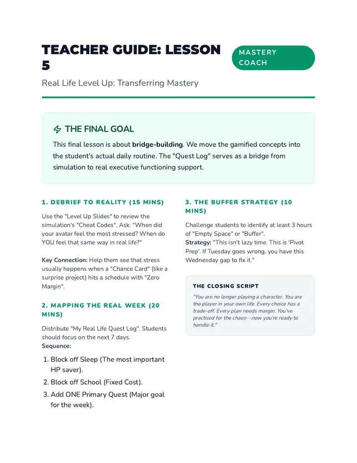 Game Master Guide 5