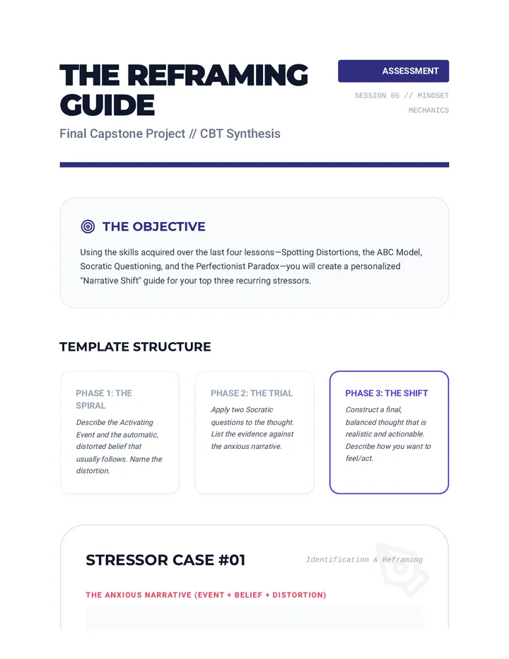 The Reframing Guide Project Guide
