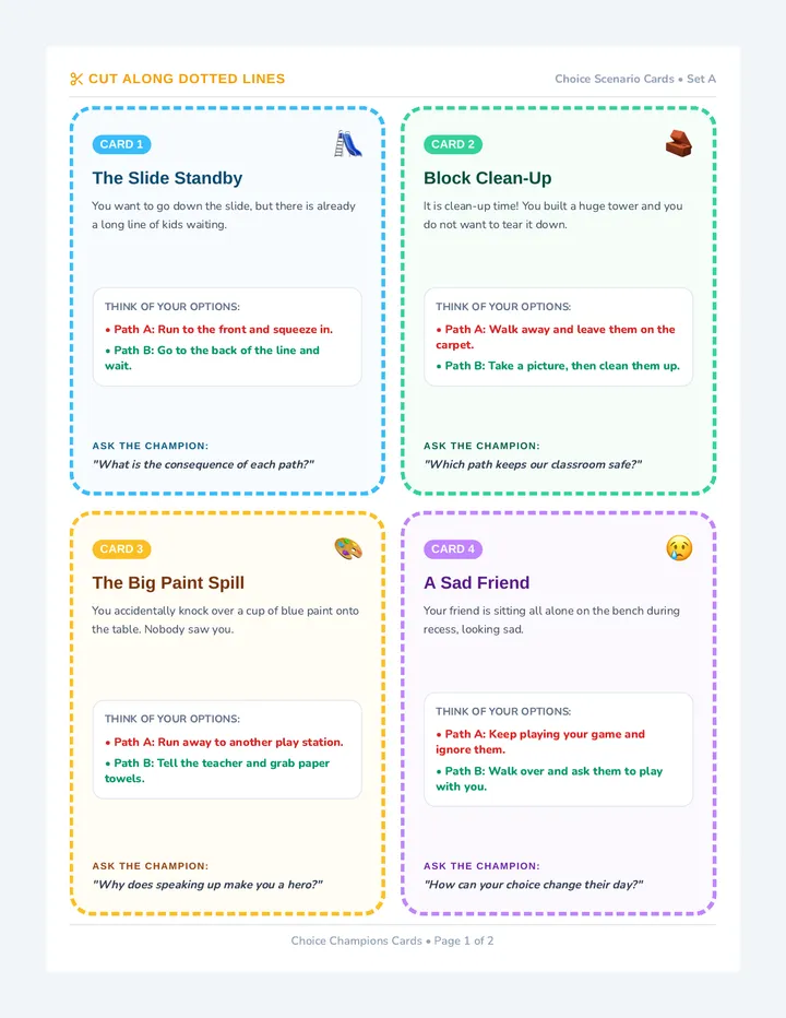Choice Champions Cards