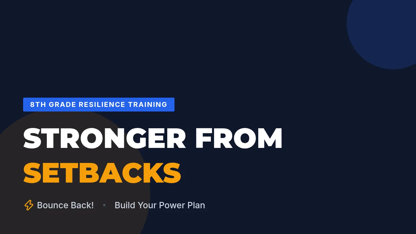 Stronger From Setbacks Slides