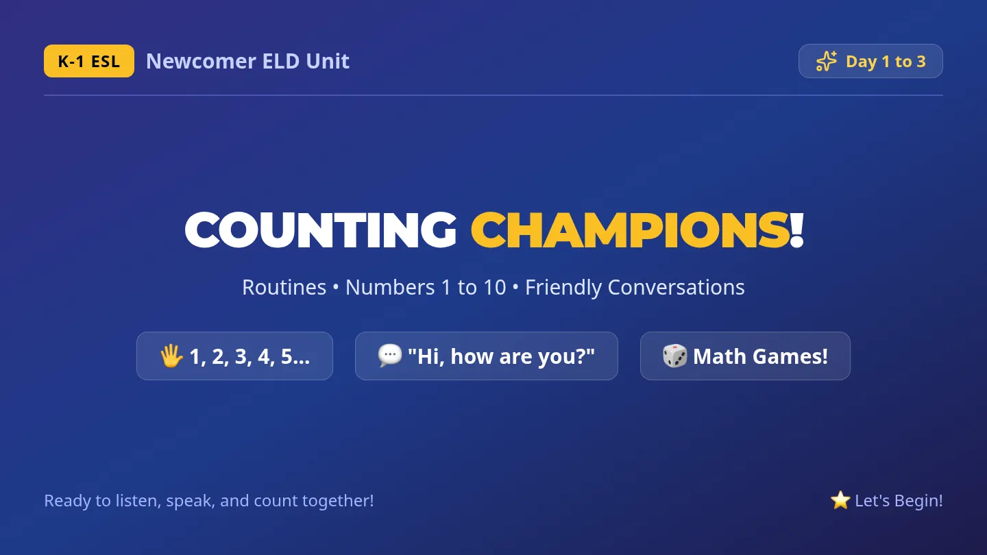 Counting Champions Slides