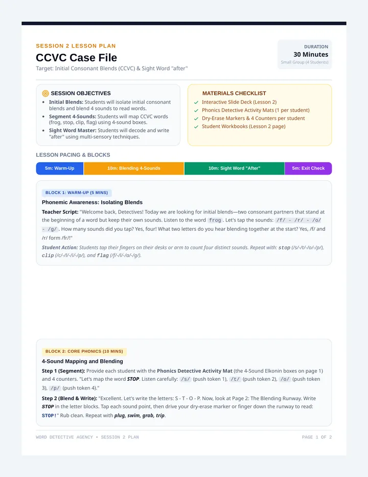 CCVC Case File Teacher Guide