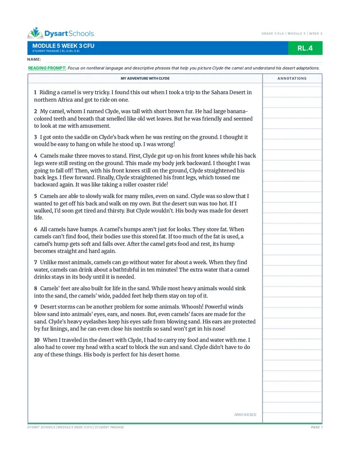 Module 5 Week 3 CFU Assessment