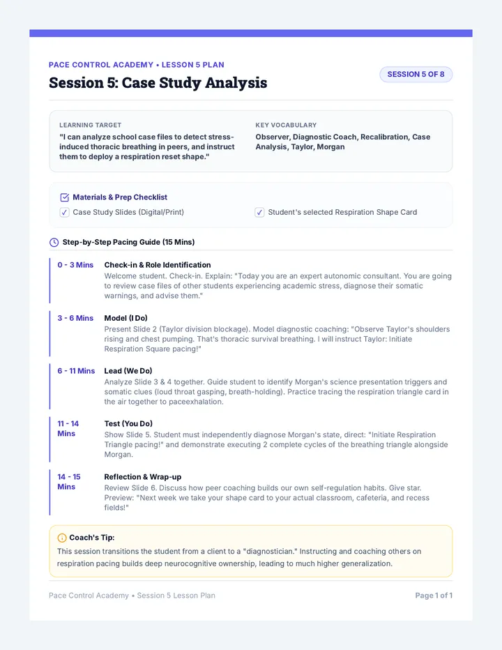 Session 5 Lesson Plan