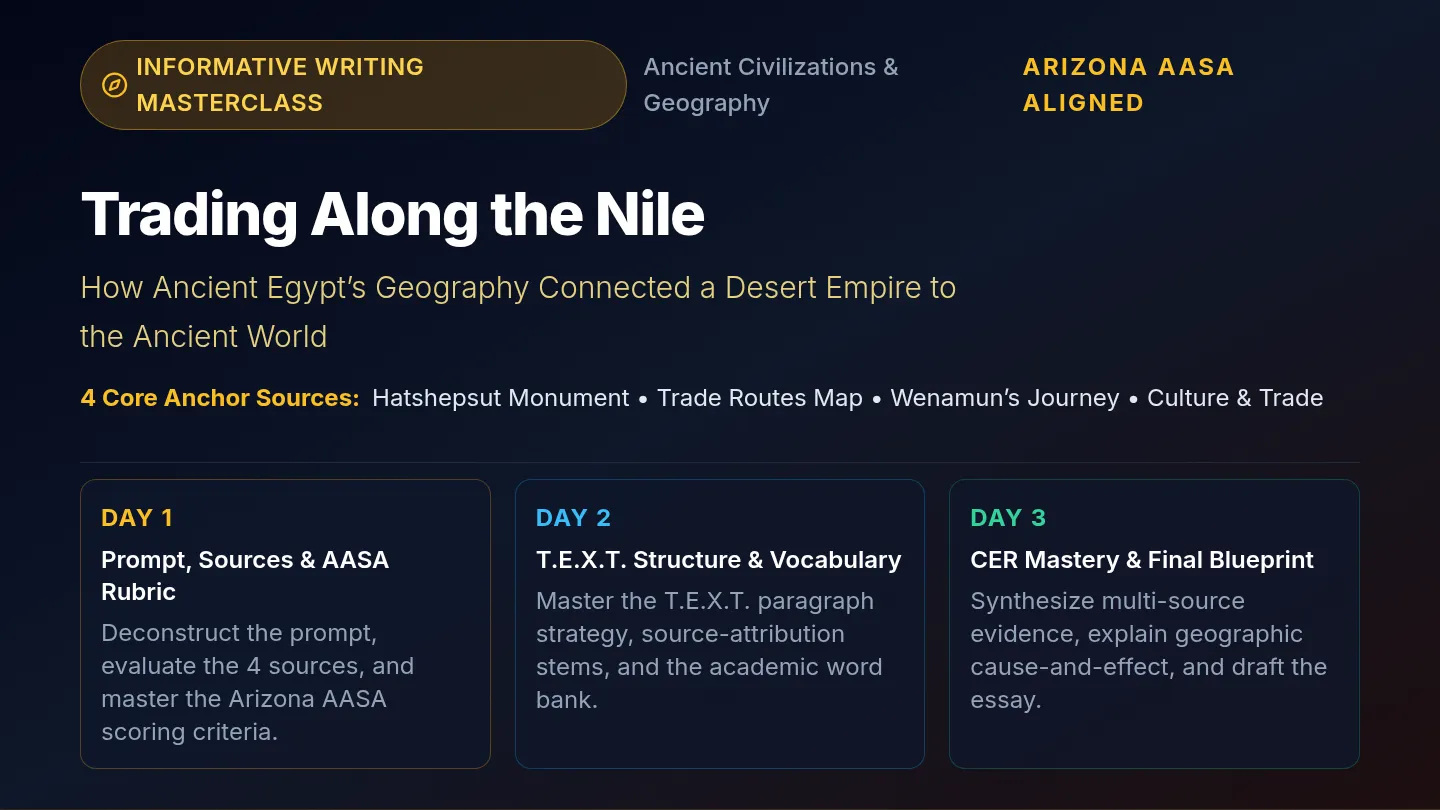 Nile Trade Writing Slides