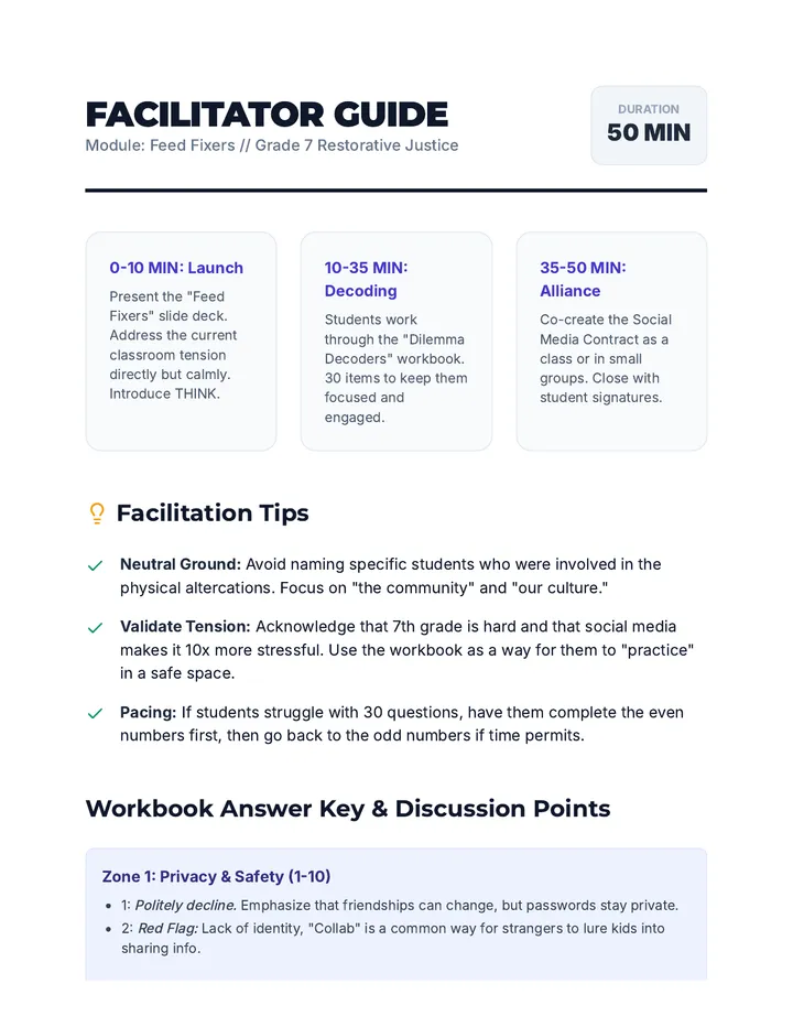 Feed Fixers Facilitator Guide