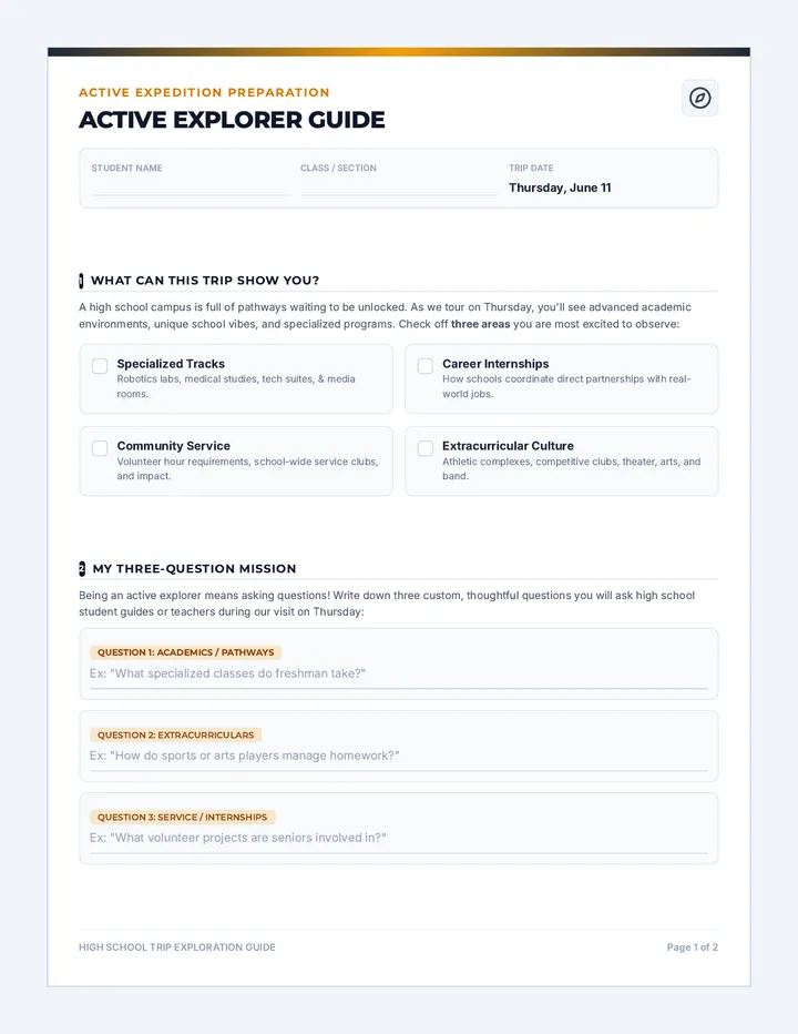 Active Explorer Guide