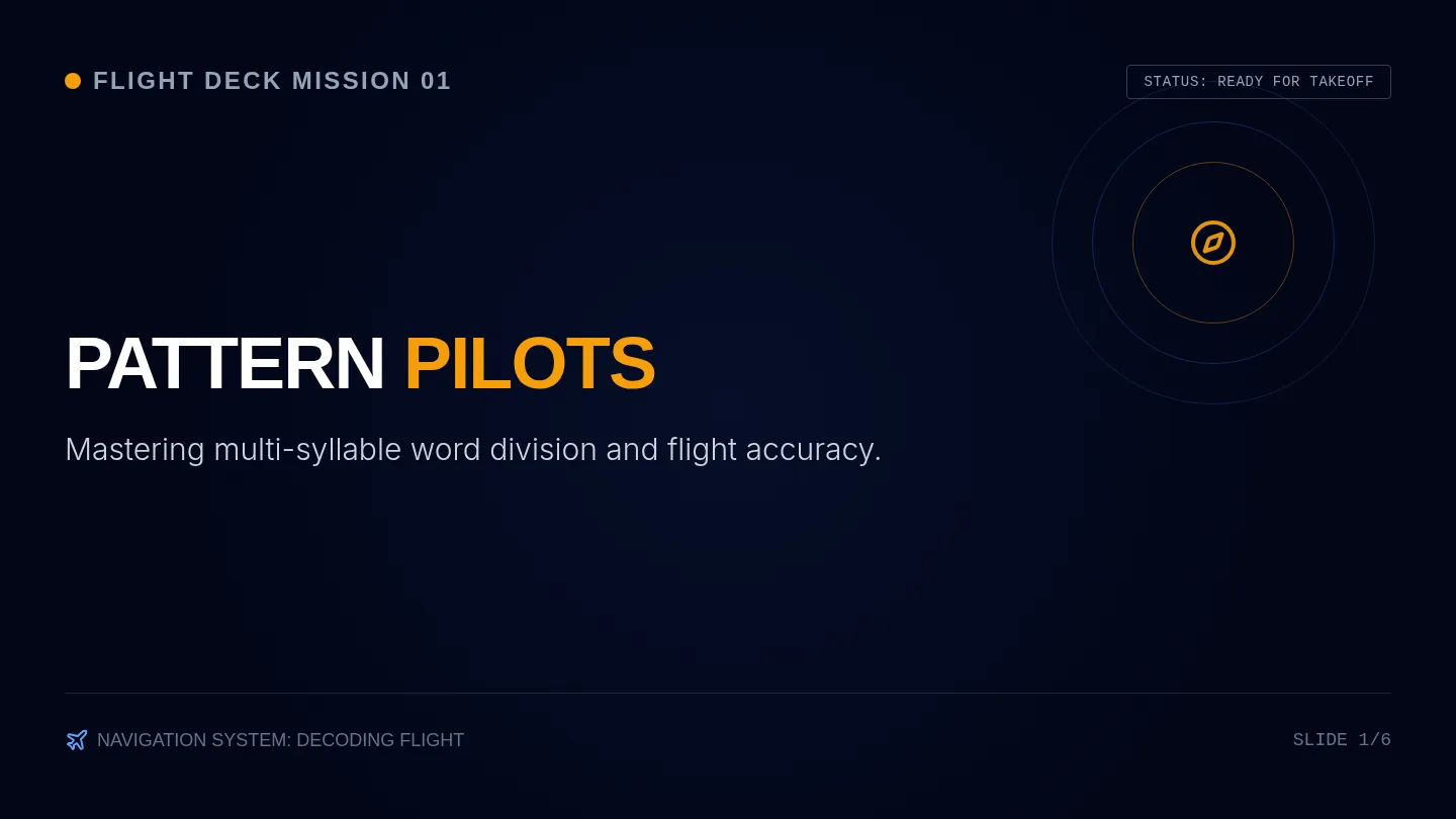 Pattern Pilots Instructional Slides