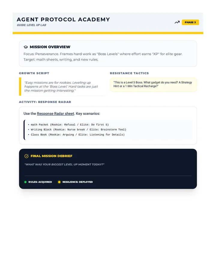 Level Up Teacher Guide