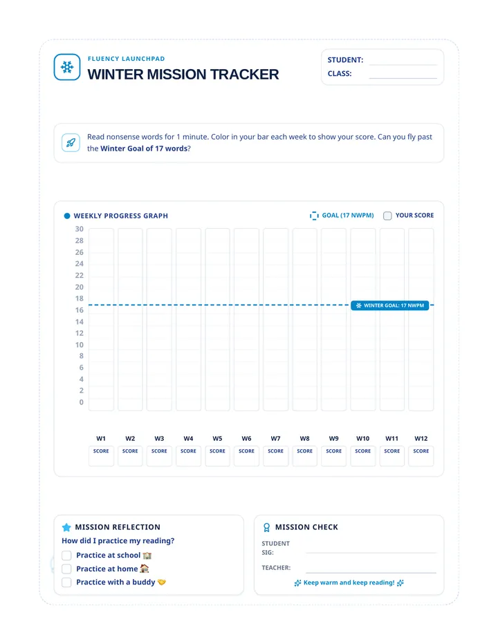 Winter Mission Tracker
