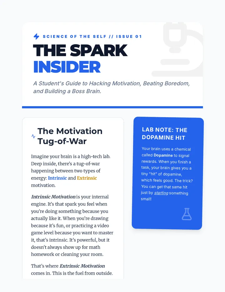 Spark Science Reading