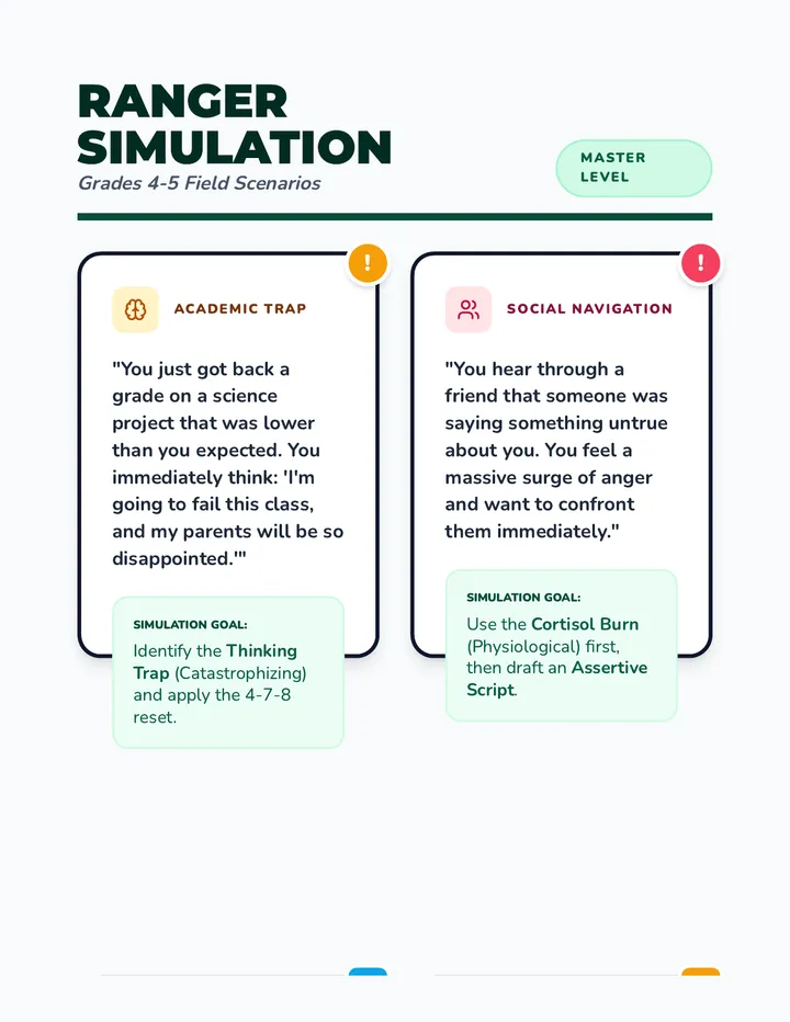 Resilience Rangers Scenarios