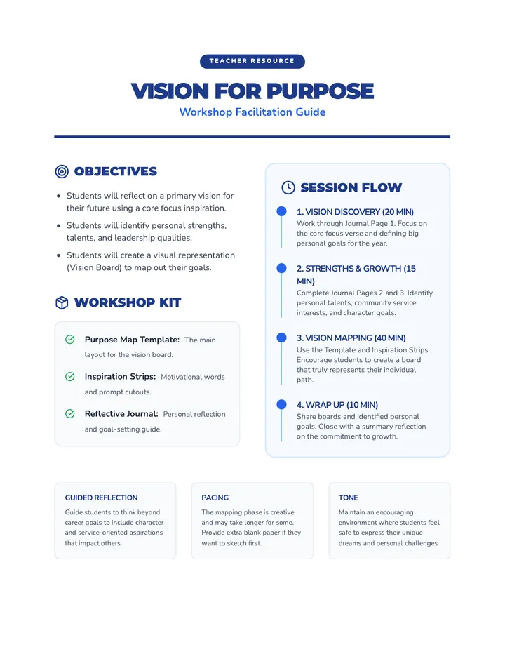 Vision Workshop Teacher Guide Revised