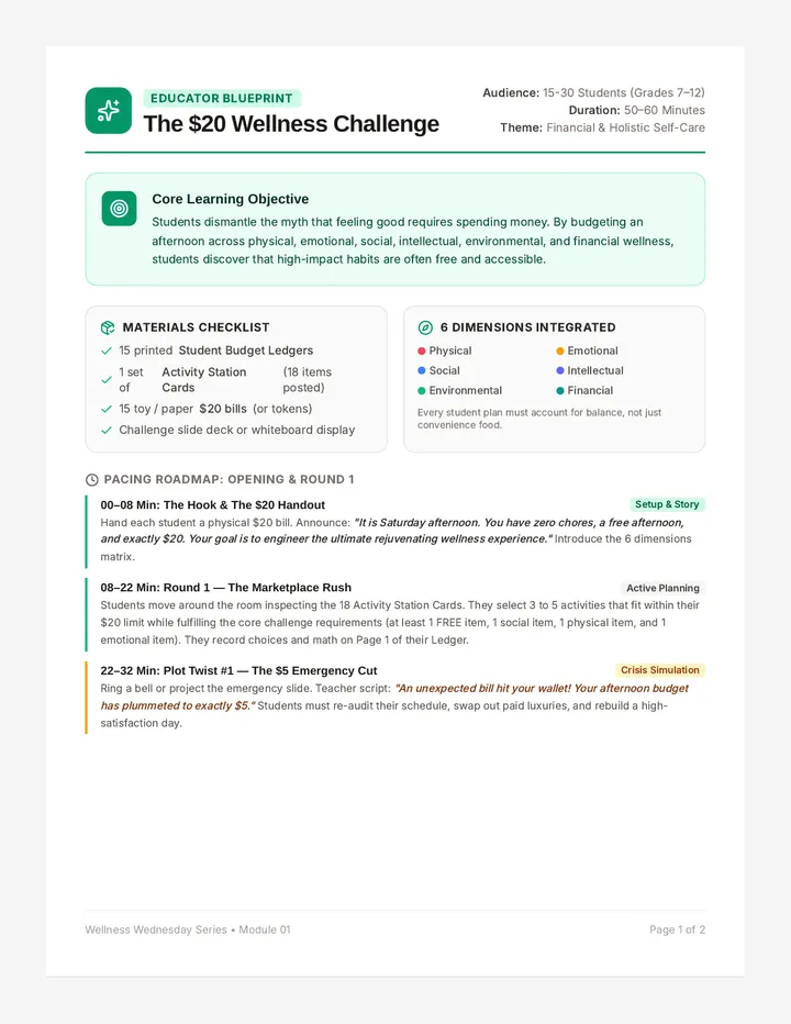 Wellness Challenge Facilitator Guide