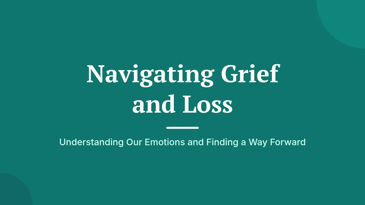 Grief Journey Slides