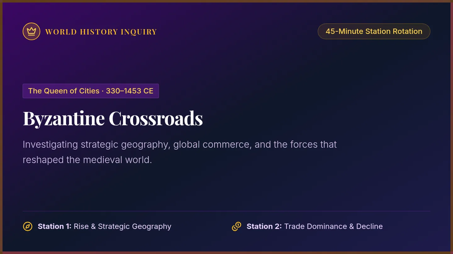 Byzantine Crossroads Slides