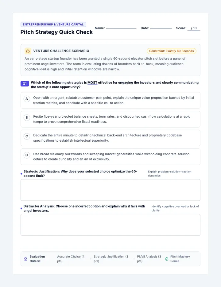 Pitch Strategy Quick Check