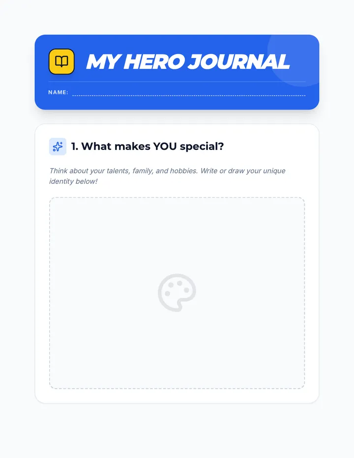 My Identity Hero Journal
