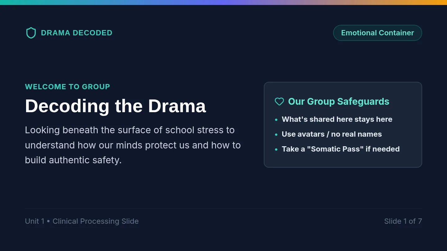 Drama Decoded Interactive Slides