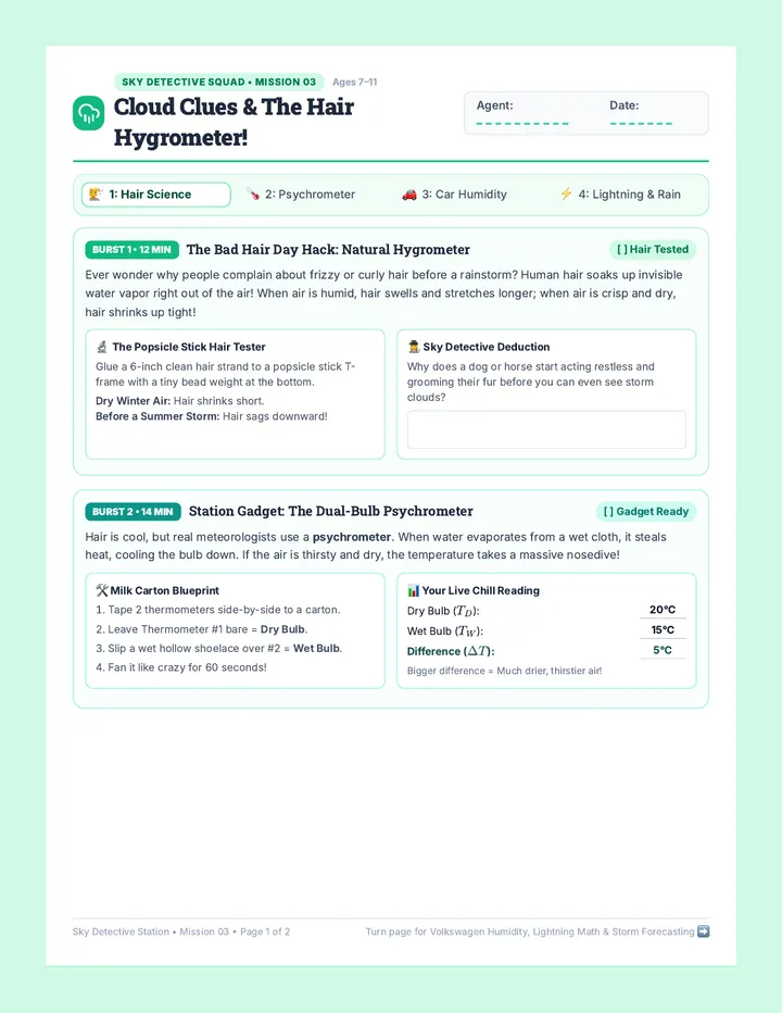 Cloud Clues Activity Packet