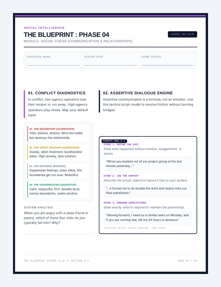 Social Chess Workbook