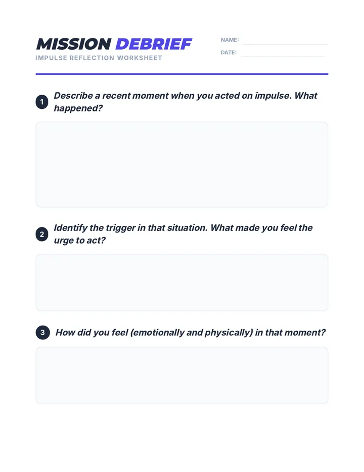 Impulse Reflection Worksheet