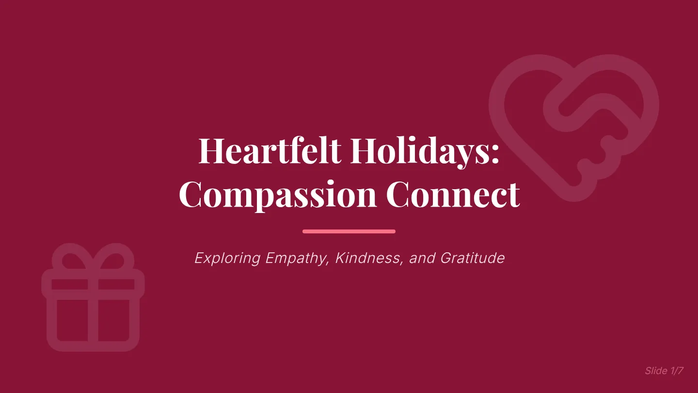 Heartfelt Holidays Compassion Connect • Lesson • Lenny.com