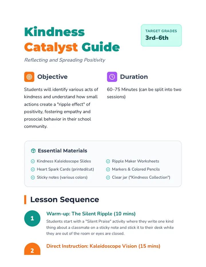 Kindness Catalyst Guide
