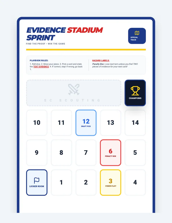 Stadium Sprint Board Game v2