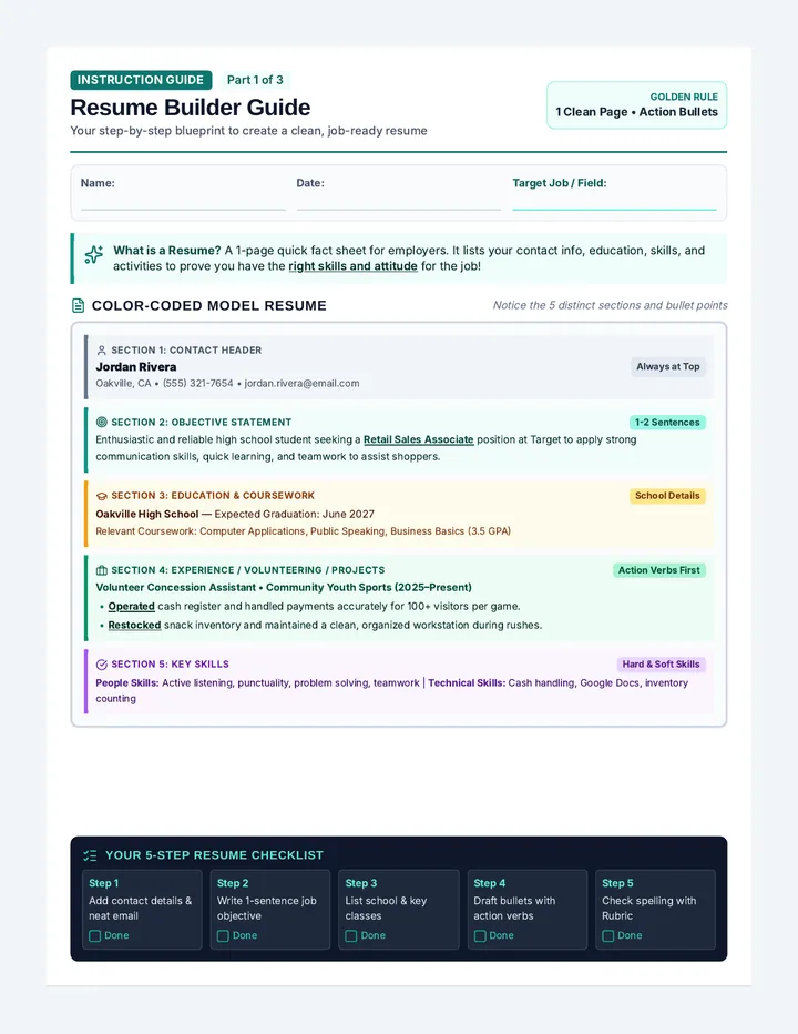 Resume Builder Guide