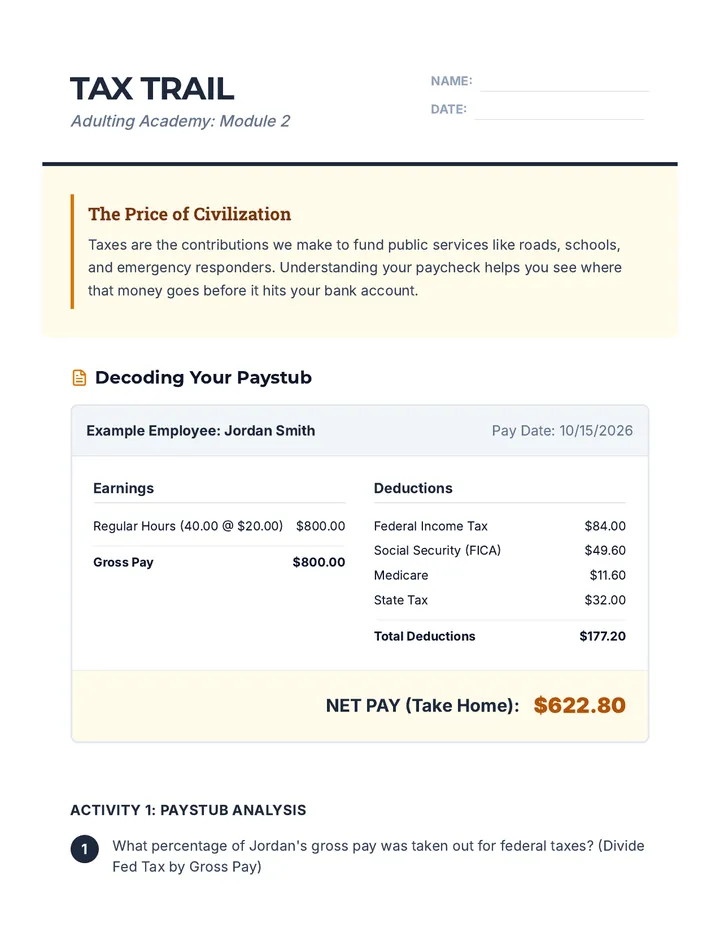 Tax Trail Workbook