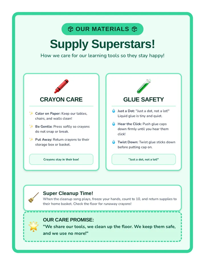 Supply Care Poster