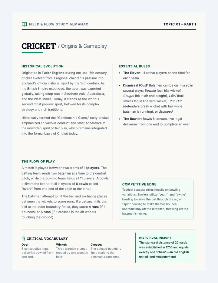 Field and Flow Study Guide