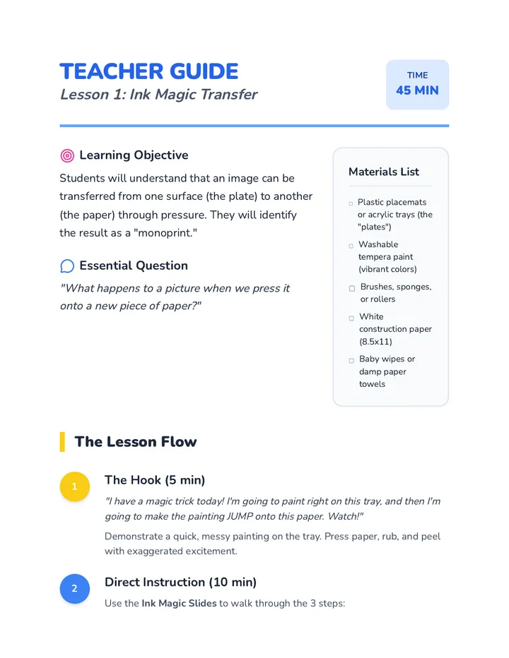 Ink Magic Teacher Guide