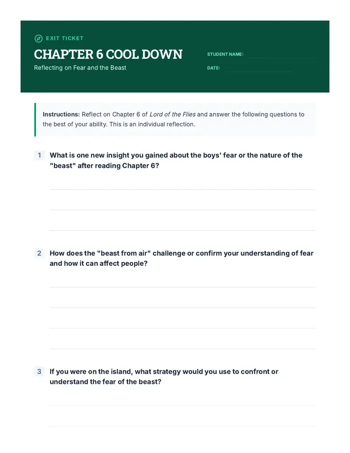 Chapter 6 Cool Down
