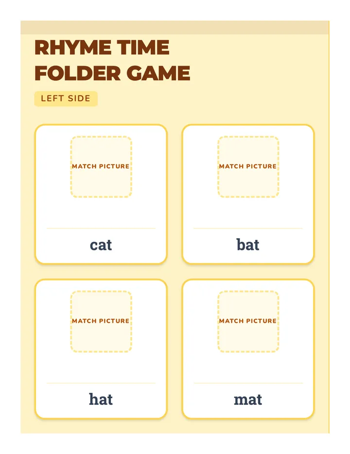 At Family Folder Game Layout